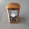 Laterne aus Bronzeguss, mit Echtglas
