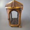 Markantes Bronze Grablicht mit Echtglas