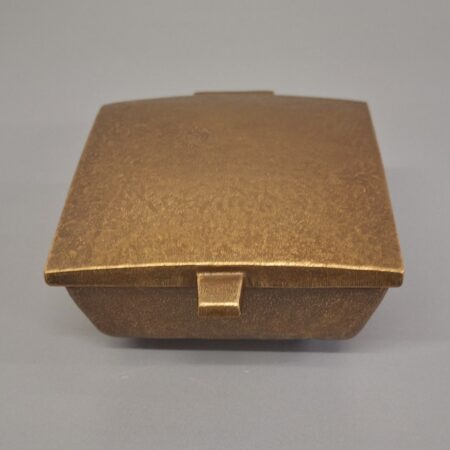 Weihwasserschale aus Bronzeguss Schlichte Bronzeform